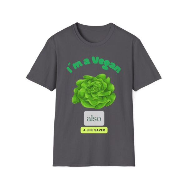 I am Vegan - Unisex-Softstyle-T-Shirt