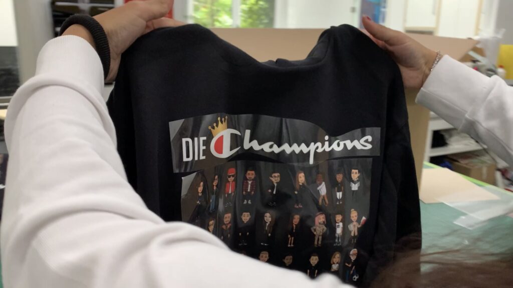 Individueller T-Shirt Druck